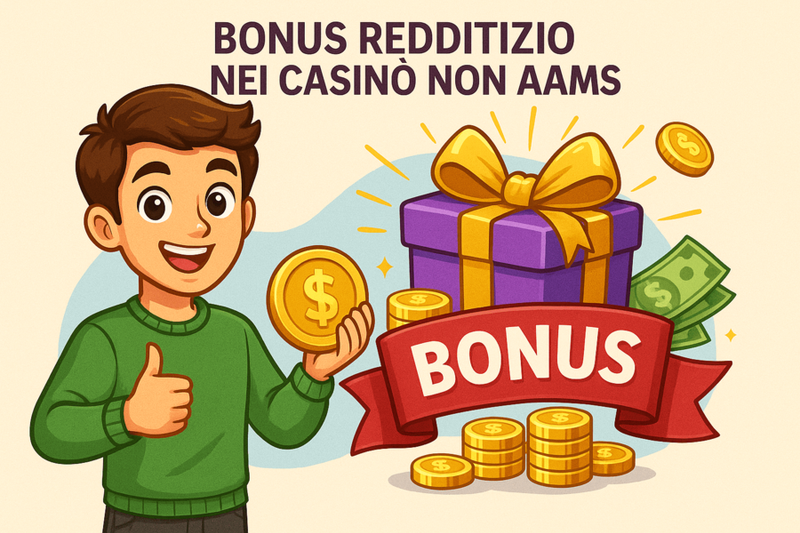 Bonus redditizio nei casinò non AAMS