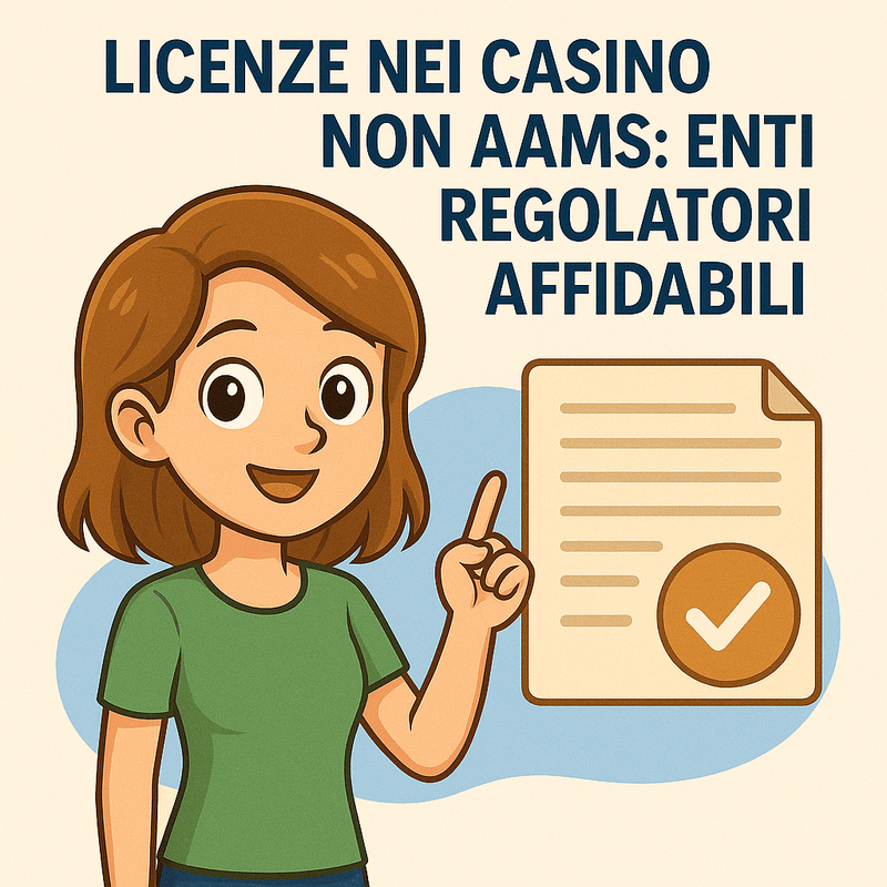 Licenze nei casino non AAMS